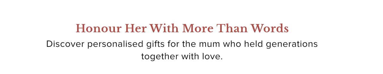 Honour Her With More Than Words